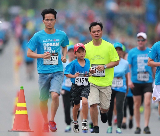Chùm ảnh: Những runner nhí dễ thương tại HCMC Marathon 2018
