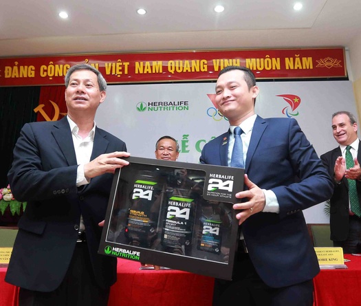 Herbalife tiếp tục đồng hành cùng thể thao Việt Nam đến năm 2021