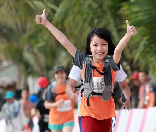 Những runner nhí dễ thương tại Halong Bay Marathon 2018