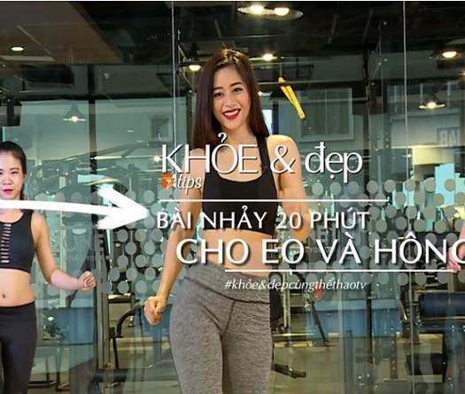 Bài nhảy đơn giản tập cho eo và mông đẹp