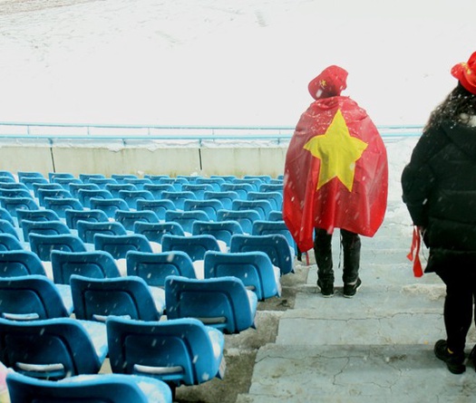 Ngọn lửa U23 Việt Nam giữa mưa tuyết Thường Châu
