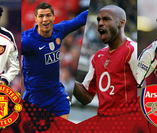 Video: Những bàn thắng đẹp nhất đại chiến MU - Arsenal dưới triều đại Arsene Wenger