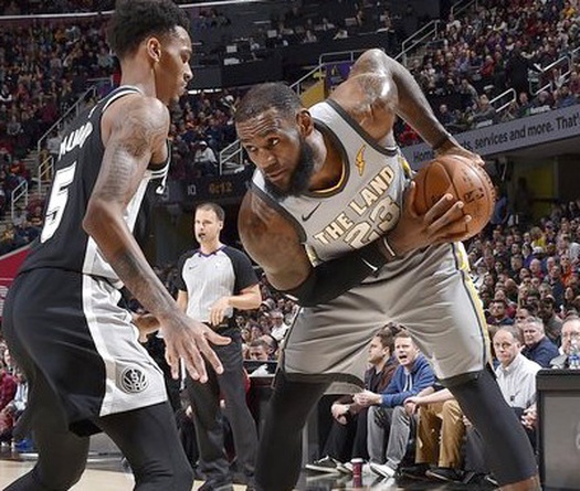 Kết quả NBA 26/02: Ném trượt quá nhiều, Cavaliers thua đậm San Antonio Spurs