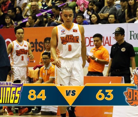 Thi đấu quyết tâm nhưng Danang Dragons vẫn bất lực trước HCM City Wings