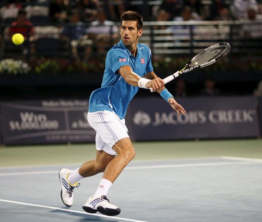 Khán giả vỗ tay không ngừng với pha bóng ngẫu hứng của Djokovic