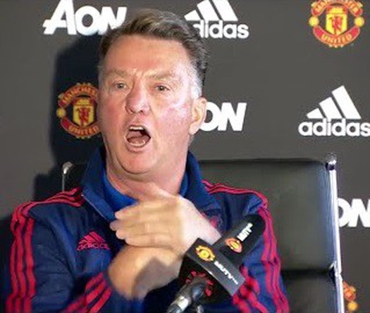 Những khoảnh khắc hài hước của Van Gaal tại Man Utd