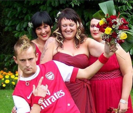 Đám cưới kiểu… Arsenal