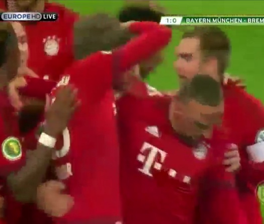 Video Bayern Munich - Werder Bremen: Đẳng cấp "Hùm xám"