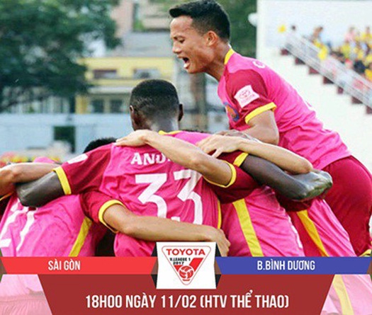 CLB Sài Gòn – B.Bình Dương: Chiến quả đầu tiên