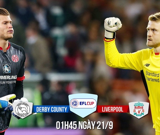 Derby County - Liverpool: So găng trong khung gỗ