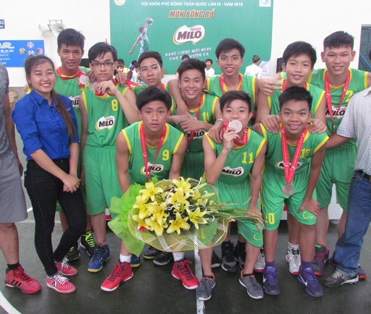 Bóng rổ Phú Yên và chiếc HCĐ lịch sử