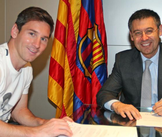 Lionel Messi sẽ ở lại Barca đến năm 2021