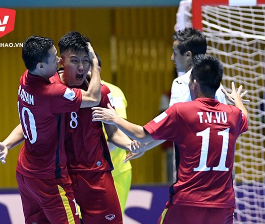 Futsal Việt Nam lại được vinh danh ở Futsal World Cup