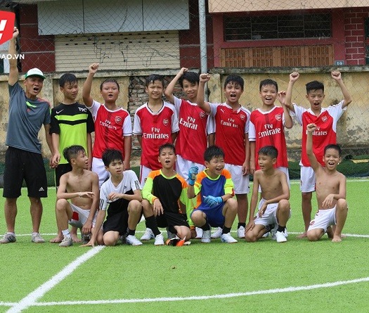 THCS Phú Đô thể hiện tham vọng vô địch ở VCK U13 bóng đá học đường