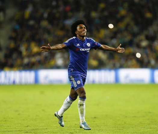 Willian sút phạt số 1 ở châu Âu