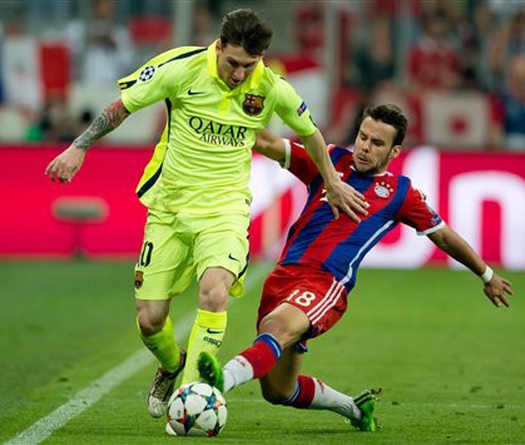 Messi quấy đảo hàng thủ Bayern Munich