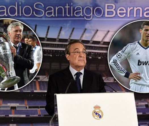 Real Madrid sa thải Carlo Ancelotti: 73% không bằng một ông Chủ tịch