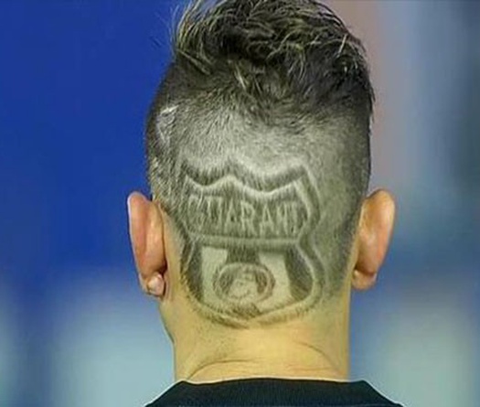 Kiểu tóc siêu dị của cầu thủ Nam Mỹ