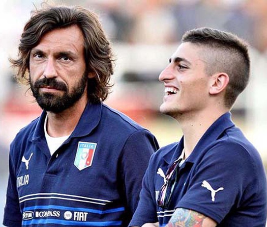 Andrea Bertolacci: Phải để Pirlo và Verratti cạnh nhau