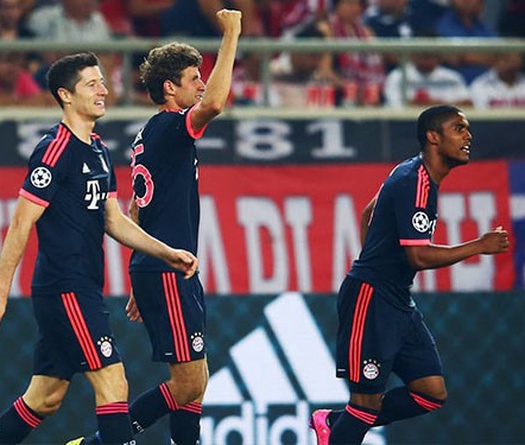 Olympiakos 0-3 Bayern Munich: Hùm xám khoe nanh