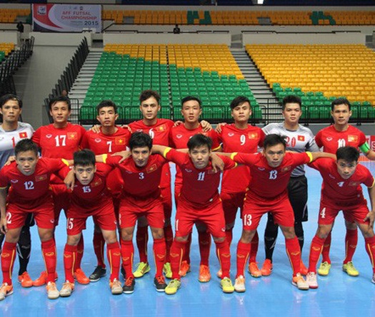 Giải Futsal ĐNÁ 2015: Việt Nam lập kỷ lục