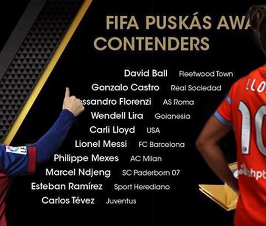 Nữ cầu thủ sánh ngang Messi trong danh sách rút gọn giải Puskas