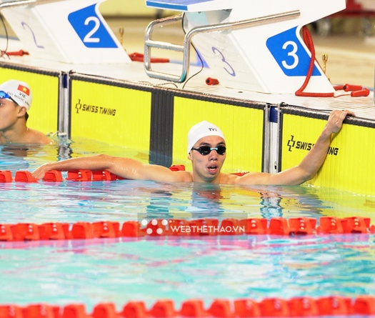 “Rái cá” Nguyễn Huy Hoàng tự phá kỷ lục Đại hội Thể thao toàn quốc nội dung bơi sở trường