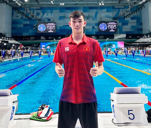 Nguyễn Huy Hoàng và tuyển bơi Việt Nam ra quân tại giải thế giới 2022