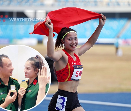 Màn cầu hôn đậm chất lính của Người đẹp 7 môn Nguyễn Linh Na sau cú đúp vàng SEA Games
