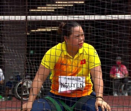 Nguyễn Thị Hải có SB ném đĩa ngồi F57 Paralympic Tokyo, chưa đủ giành huy chương
