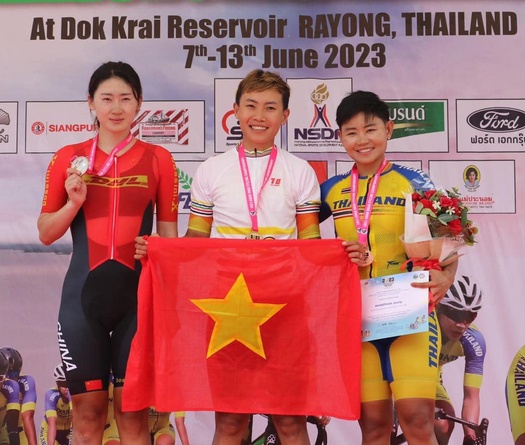 Nguyễn Thị Thật giành HCV xe đạp đường trường châu Á, có thể giành vé dự Olympic Paris 2024