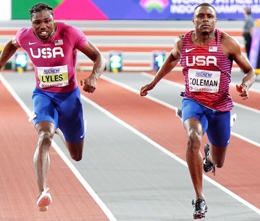 Chàng trai Mỹ xác lập thông số chạy 60m trong nhà dẫn đầu thế giới mùa giải 2024