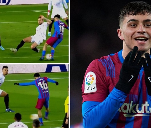 Pedri khiến CĐV Barca phát cuồng khi ghi bàn như Messi