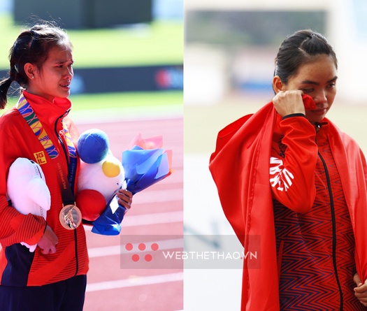 Ngọc Hoa tái hiện hình ảnh đầy cảm xúc của Hồng Lệ ở nội dung marathon nữ SEA Games 31