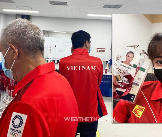 Quách Thị Lan nhập làng VĐV Olympic 2021 tại Nhật Bản