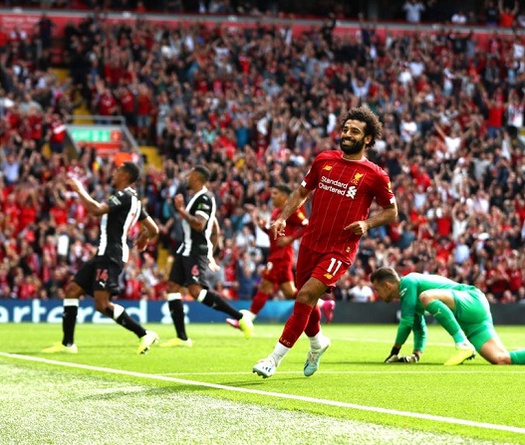 Salah san bằng kỷ lục của Vardy với thành tích vượt trội