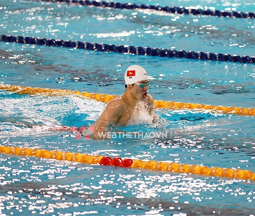 Trần Hưng Nguyên đạt thông số kém xa thành tích HCV 3 kỳ SEA Games ở nội dung sở trường tại giải bơi thế giới