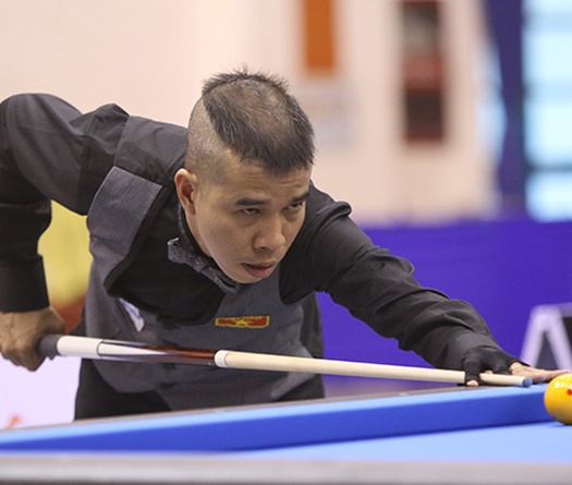Trần Quyết Chiến tham dự giải billiards 3 băng Út Nhi 2021
