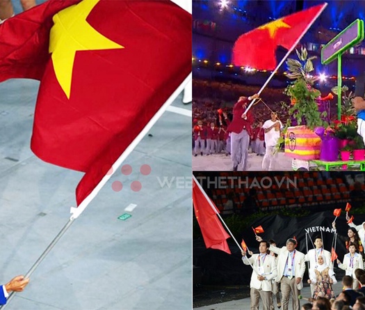 Danh sách người cầm cờ đoàn thể thao Việt Nam tại các kỳ Olympic