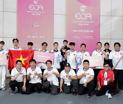 Esports Việt Nam tỏa sáng tại ECA 2026 với 4 huy chương