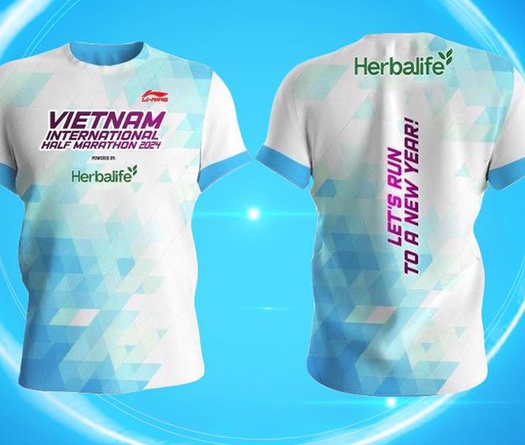 Lộ diện áo sự kiện Giải Bán Marathon Quốc tế Việt Nam 2024