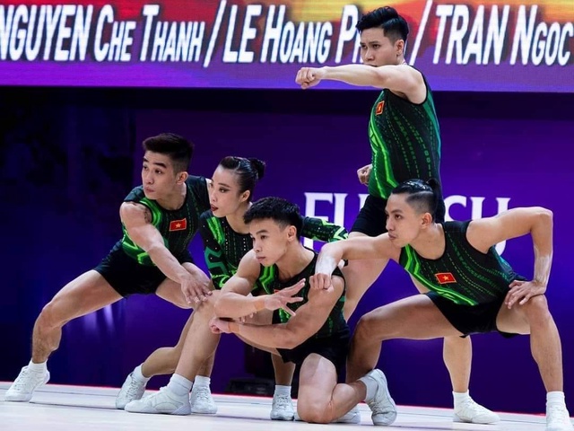 Aerobic Việt Nam giành HCV lịch sử ở giải vô địch thế giới