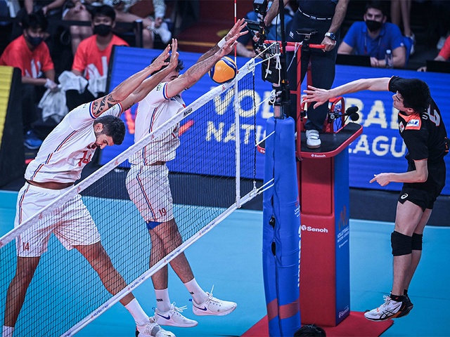 Nations League 2022: Phòng thủ xuất sắc, bóng chuyền Pháp hủy diệt Nhật Bản