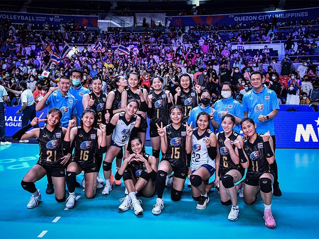 Bóng chuyền nữ Thái Lan đón tin vui trước tuần 3 vòng bảng VNL 2022