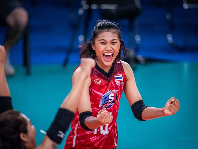 Hàn Quốc chơi bạc nhược, nữ Thái Lan sáng cửa vào Top 8 VNL 2022