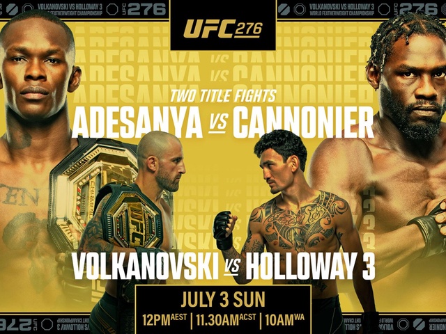 UFC 276: Những lý do không thể bỏ qua siêu phẩm MMA tháng 7
