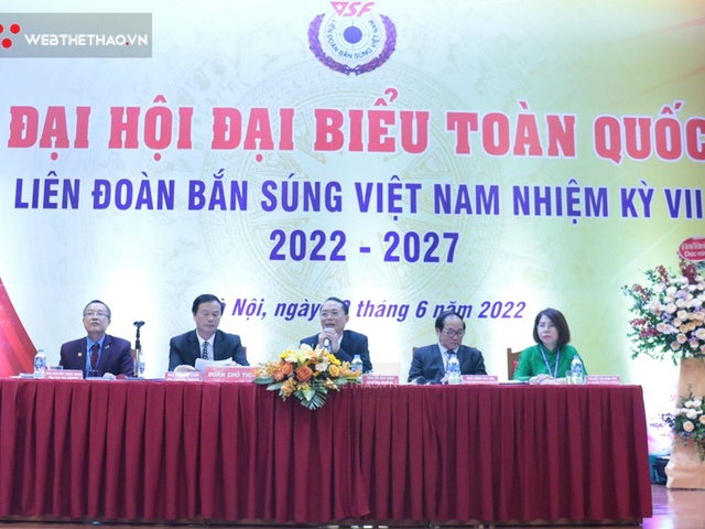 Liên đoàn bắn súng Việt Nam bầu số lượng kỷ lục uỷ viên BCH, không có nhà vô địch Olympic Hoàng Xuân Vinh