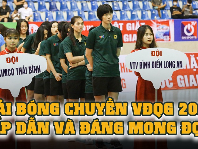 Giải bóng chuyền VĐQG 2022 hấp dẫn và đáng mong đợi