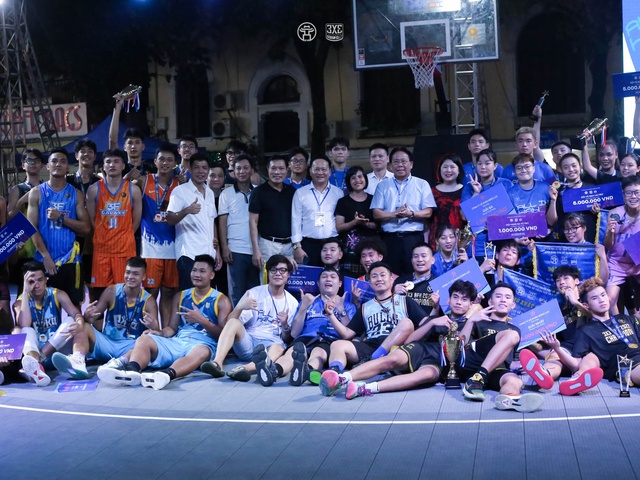 Giải bóng rổ 3x3 Hà Nội mở rộng năm 2022 hạ màn: Tôn vinh 4 nhà vô địch hoàn toàn mới