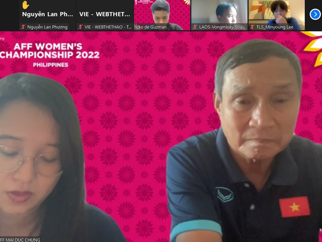 HLV Mai Đức Chung: Tuyển nữ Việt Nam coi trọng giải AFF Cup 2022